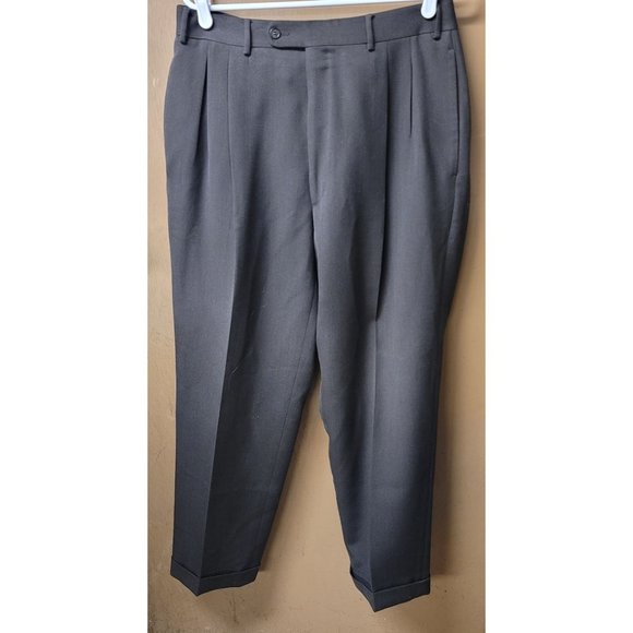Corneliani Italian 100% Virgin Wool Men's Dress Pants Sz 36R‎ EUC - Picture 1 of 15